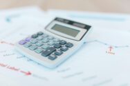 calculator on top of the paper